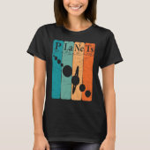 Planets Periodic Table Elements Solar System Plane T-Shirt (Vorderseite)