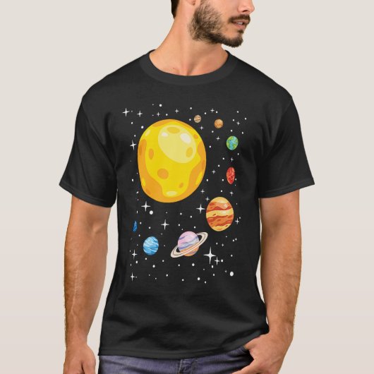 Planets Solar System Planetarium Astronomy Astroph T-Shirt (Vorderseite)