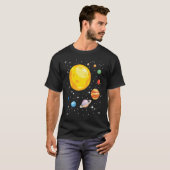 Planets Solar System Planetarium Astronomy Astroph T-Shirt (Vorne ganz)