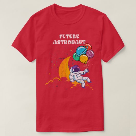 Planets Space Travel Space Science Kids Future Ast T-Shirt (Design vorne)