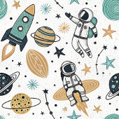 Planets & Stars Blanket Baby Boy Shower Gift Fleecedecke