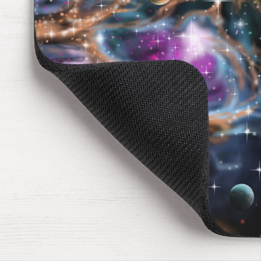 Planets Stars Nebula Mousepad (Ecke)