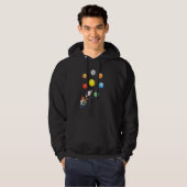 Planets Sun Beschreibung Hoodie (Vorne ganz)
