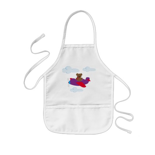 Planfliegender Sonnenbär Kinderschürze (Vorne)