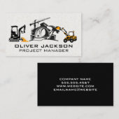 Planierfahrzeuge | Builderplatz Visitenkarte (Vorne/Hinten)