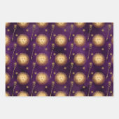 Planierpapier für Mond- und Sternenumschlag Set 3 Geschenkpapier Set (Vorderseite 2)