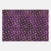 Planierpapier für Mond- und Sternenumschlag Set 3 Geschenkpapier Set (Vorderseite)