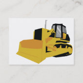 Planierraupe - mollig visitenkarte (Rückseite)