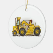 Planierraupen-Bau Keramikornament (Links)