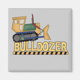 Planierraupen-T-Shirts und Geschenke Magnet
