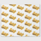 Planierwagen Geschenkpapier (Flach)