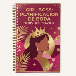 planificador de boda girl boss notizblock