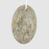Planisphaerii Coelestis Hemisphaerium Ornament (Vorderseite)