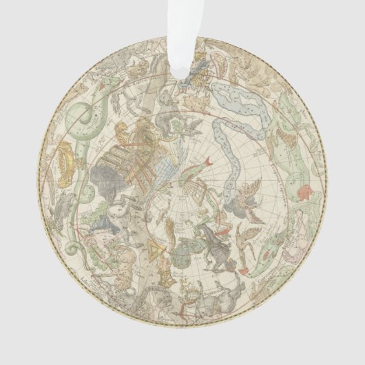 Planisphaerii Coelestis Hemisphaerium Ornament (Vorderseite)