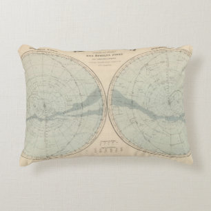 Planisphere Celeste Hemisphäre Dekokissen