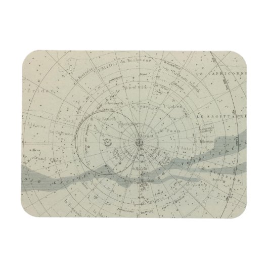 Planisphere Celeste Hemisphäre Magnet (Horizontal)