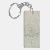 Planisphere Celeste Hemisphäre Schlüsselanhänger (Vorderseite links)