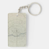 Planisphere Celeste Hemisphäre Schlüsselanhänger (Rückseite)