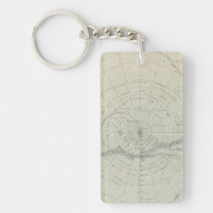 Planisphere Celeste Hemisphäre Schlüsselanhänger