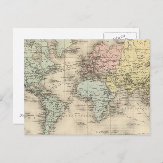 Planisphere Postkarte (Vorne/Hinten)