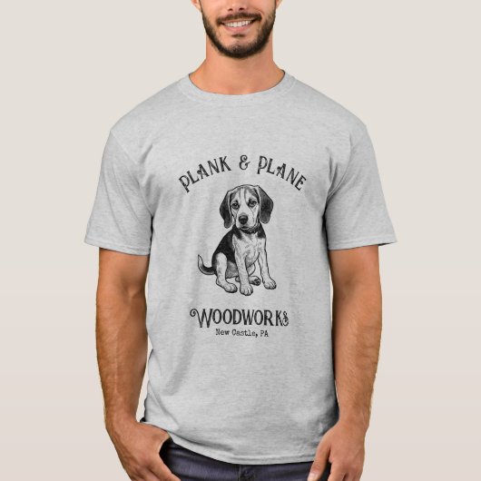 Plank & Plane T-Shirt (Vorderseite)
