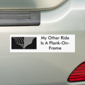 Planke-Auf-Rahmen Autoaufkleber (Auf Auto)