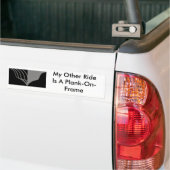 Planke-Auf-Rahmen Autoaufkleber (Auf Lkw)