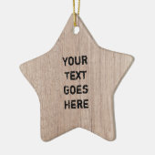 Plankeboardholz-Vorlage verzerrt aussehen Keramik Ornament (Links)