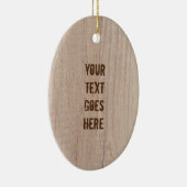 Plankeboardholz-Vorlage verzerrt aussehen Keramik Ornament (Rechts)