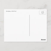 Plänkelei Postkarte (Rückseite)