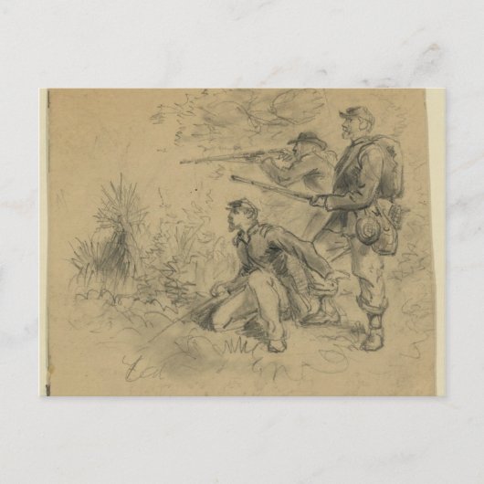 Plänkelei Postkarte (Vorderseite)