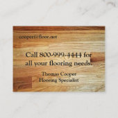 PLANKEN VISITENKARTE (Rückseite)