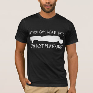 Planking-lustiges Shirt