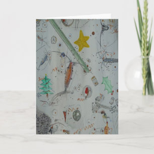 Plankton von Weihnachtsinsel Feiertagskarte