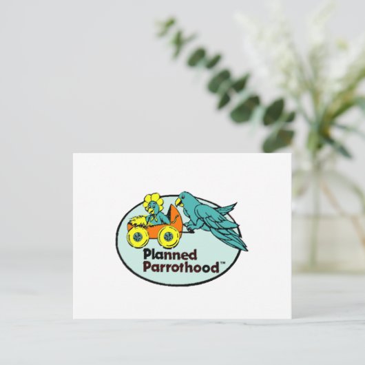 Planned Parrothood® Postkarte (Stehend Vorderseite)