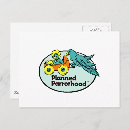 Planned Parrothood® Postkarte (Vorne/Hinten)