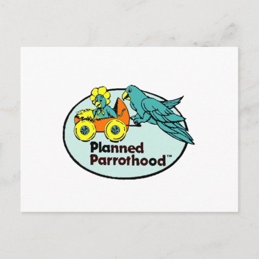 Planned Parrothood® Postkarte (Vorderseite)