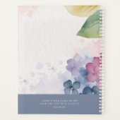 Planned with Purpose Floral Aesthetic Christian Planer (Rückseite)