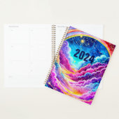 PLANNER 2024 FARBIGE NIEDLICHE ABSTRAKTE GALAXY-DE PLANER (Anzeige)