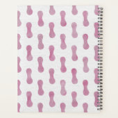 Planner (21,6 x 28 cm) - Pink Pattern Planer (Rückseite)