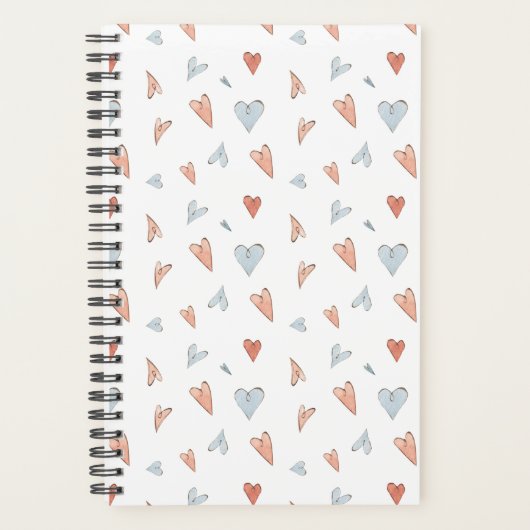 Planner - Hearts Pattern Planer (Vorderseite)