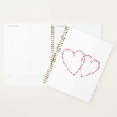 Planner Herz-Verbundene Notizbuch Planer (Anzeige)