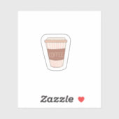 Planner Kaffeekleber Aufkleber (Blatt)