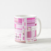 Planner liebt Cutesy Stickers Kaffeetasse (VorderseiteRechts)