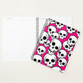 Planner mit rosa Totenkopf-Muster Planer (Anzeige)