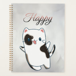 Planner - Niedlich Kawaii Happy Kitty Planer