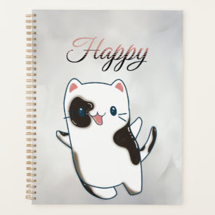 Planner - Niedlich Kawaii Happy Kitty Planer