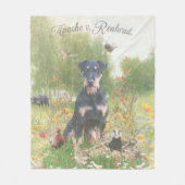 Planner Outdoor Pillow Square Papier Untersetzer G Fleecedecke (Vorderseite)