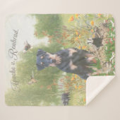 Planner Outdoor Pillow Square Papier Untersetzer G Sherpadecke (Vorderseite (Horizontal))