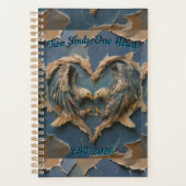 Planner Paper Cut Eagle Two Souls One Heart Planer (Vorderseite)